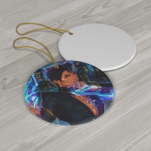 Magnus Bane Ceramic Ornament Shadowhunters Bookish Keepsake Reader Gift Topper Gift Tag Reader Gift For Best Friend Christmas