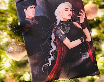 Manon and Dorian Booksleeve Witchling Prince SJM March Sarah J Maas Gift for Her Best Friend Gift Throne of Glass Couples