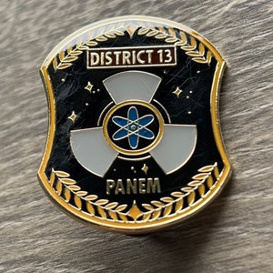 District 13 Dystopian Enamel Pin