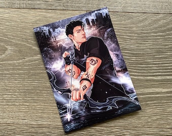 5x7 Alec Lightwood Art Print Bookish Merch Reader Gift Shadowhunters Fan Art Character Art Gift For Her Best Friend Gift Book Boyfriend