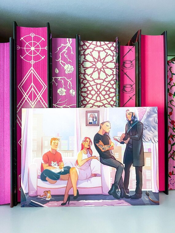 5x7 Art Print Bryce Hunt Rhun and Ithan in Bryces Apartment