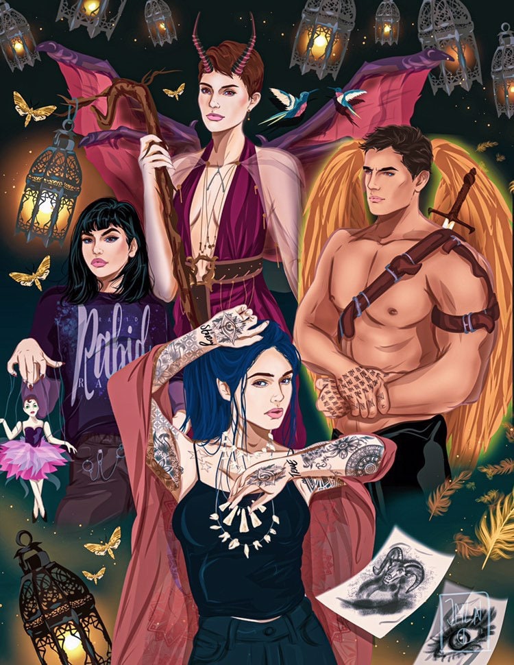 Art Print Daughter of Smoke and Bone Etsy
