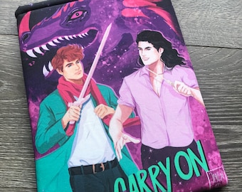 Large Carry On Inspired Book Sleeve