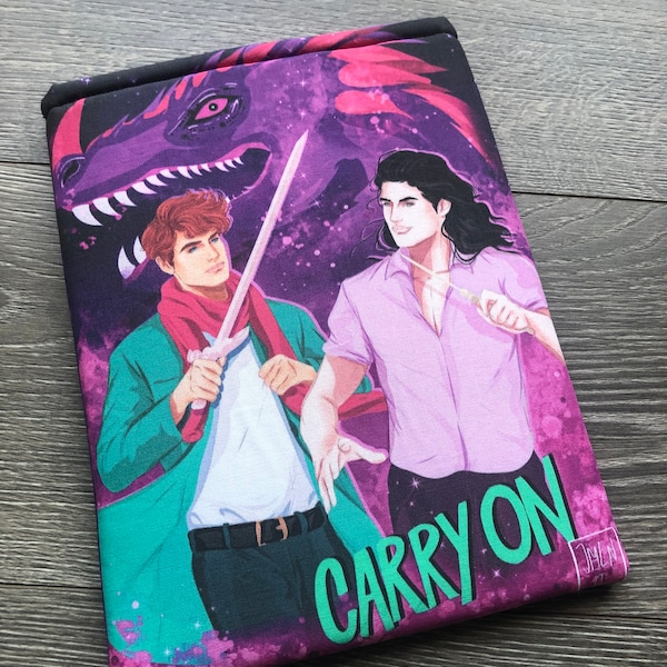 Large Carry On Inspired Book Sleeve