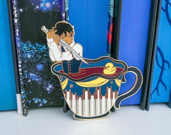 Enchanted Sips Will Herondale The Infernal Devices 3 Inch Enamel Pin  Shadowhunters Teacups Reader Gift For Book Lover Best Friend Gift