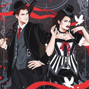 Medium The Night Circus Inspired Book Sleeve