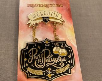 Welcome to Pan's Patisserie Enamel Pin