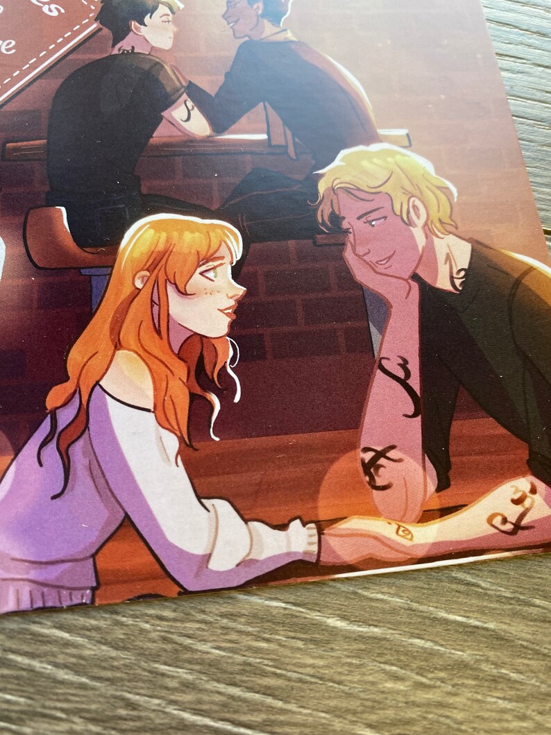 Java Jones Shadowhunters Shadowhunters 5x7 Art Print Java Jones Coffee Break - Etsy