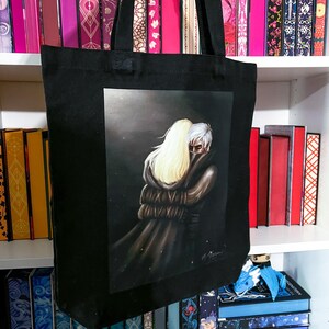Throne of Glass Canvas Tote Bag Aelin and Rowan Bookish Totebag Reader Gifts For Her Book Lover Gifts For Him Rowaelin SJM Book Merch