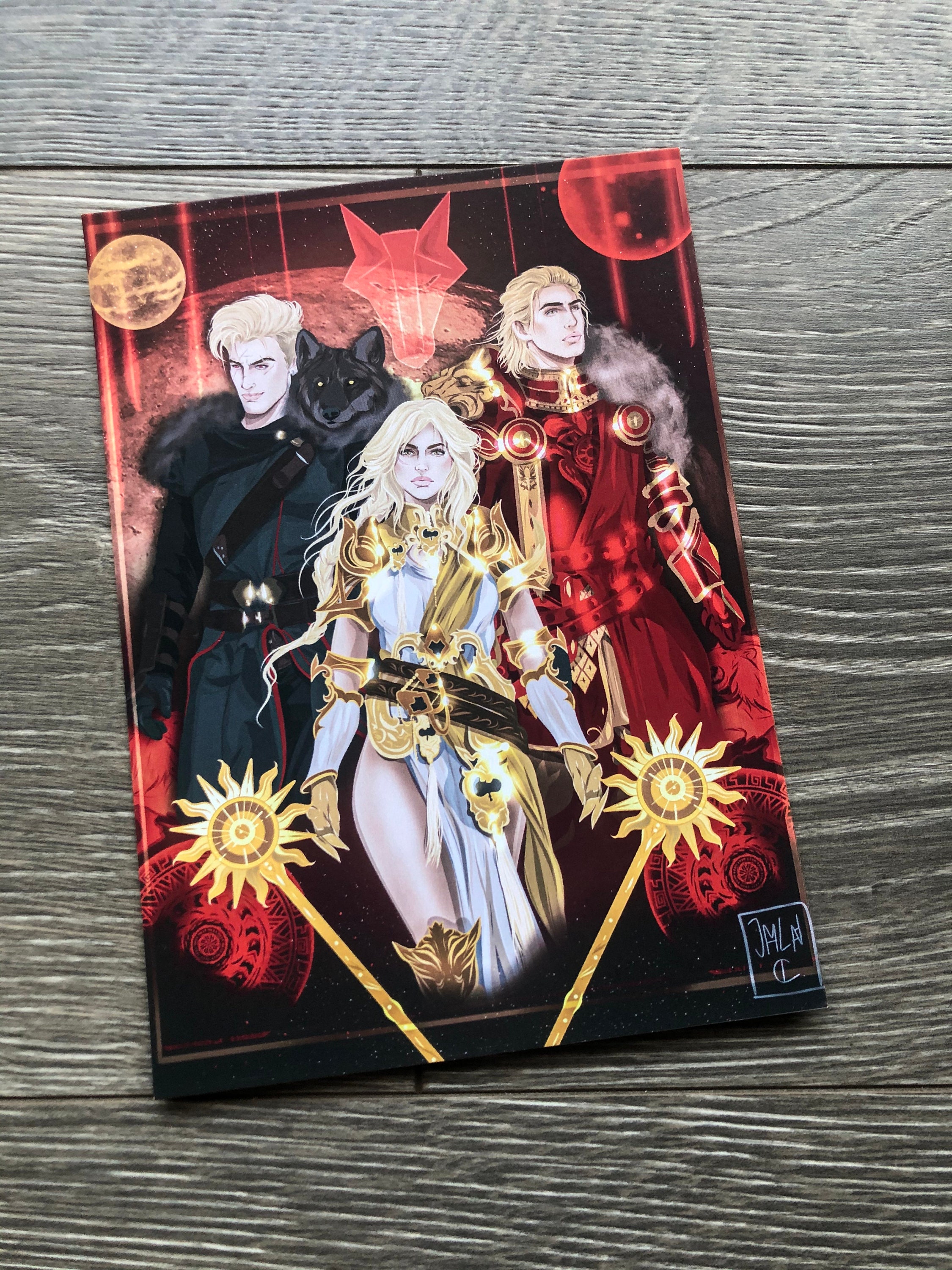 Red Rising inspired 5x7 Art Print