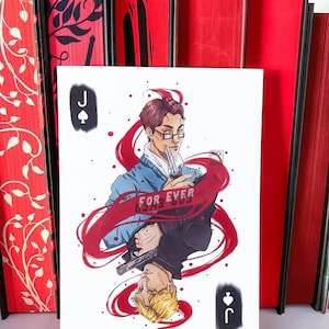 5x7 Vicious Art Print Victor and Eli