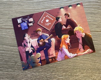 Shadowhunters 5x7 Art Print Java Jones Coffee Break