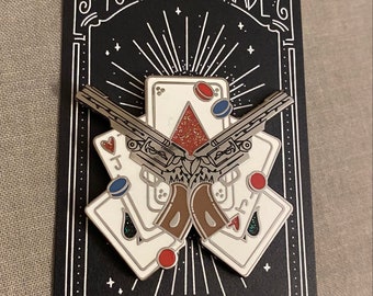 Jesper Sharpshooter Tools of the Trade Enamel Pin Six of Crows Soc Shadow and Bone Reader Gift Book Lover