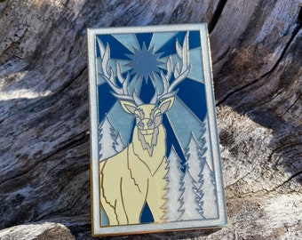 The Stag Amplifier Six of Crows Hard Enamel Pin Bookish Gift Reader Gift