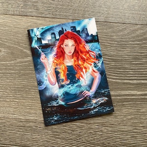 5x7 Clary Fray Art Print Shadowhunters Book Character Art Fan Art Bookish Merch Reader Gift Best Friend Gift Bookish Gift For Her Book Art