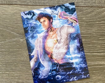 5x7 Julian Blackthorn Shadowhunters Art Print Bookish Gift for Her Book Boyfriend Bookish Merch Runes Book Lovers Gifts Gift for Her