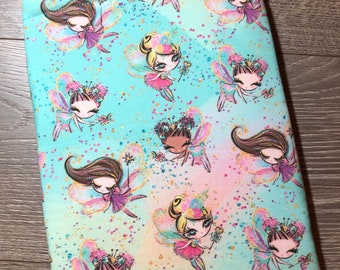 Aqua and Pink Fairy Booksleeve