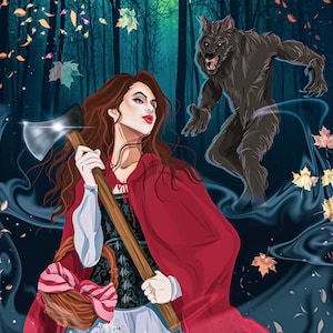 Art Print Red Riding Hood