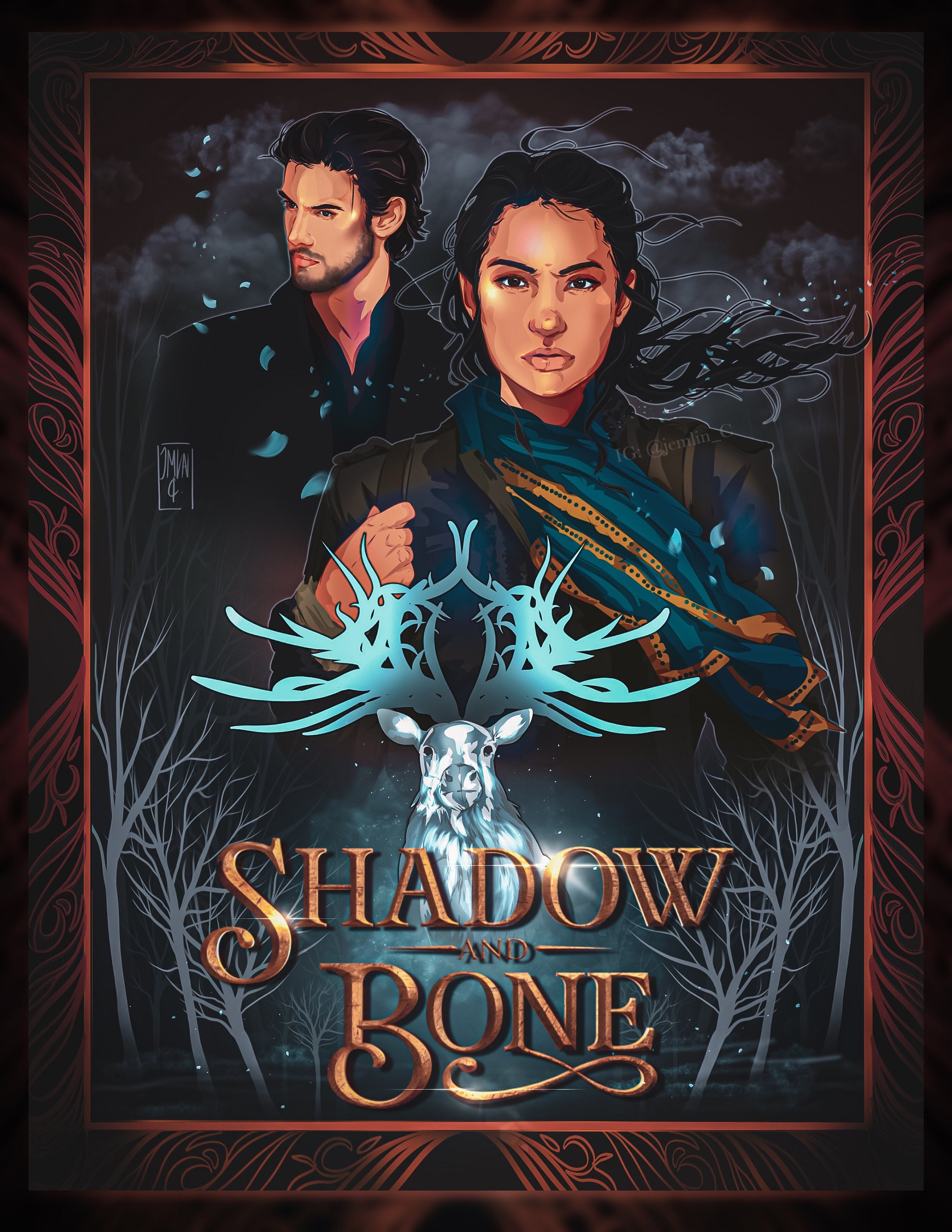 Shadow and Bone (2021) Brazilian movie poster