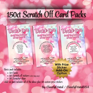 SCRATCH OFF PACKS | SC1008