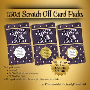 SCRATCH OFF PACKS | SC1019