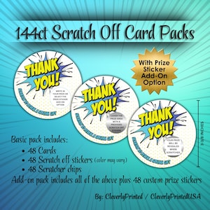 SCRATCH OFF PACKS | SC1013