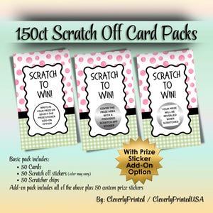 SCRATCH OFF PACKS | SC1050