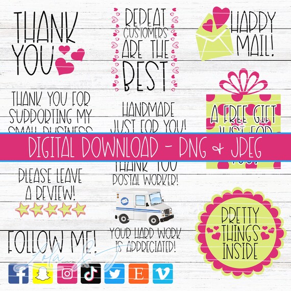 printable download printable sticker designs etsy