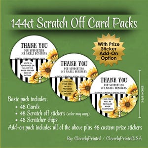 SCRATCH OFF PACKS | SC1010