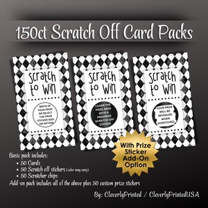 SCRATCH OFF PACKS | SC1018