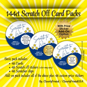 SCRATCH OFF PACKS | SC1012