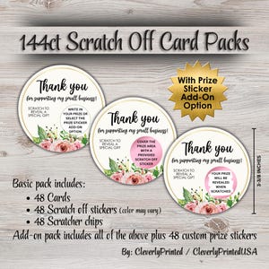 SCRATCH OFF PACKS | SC1011