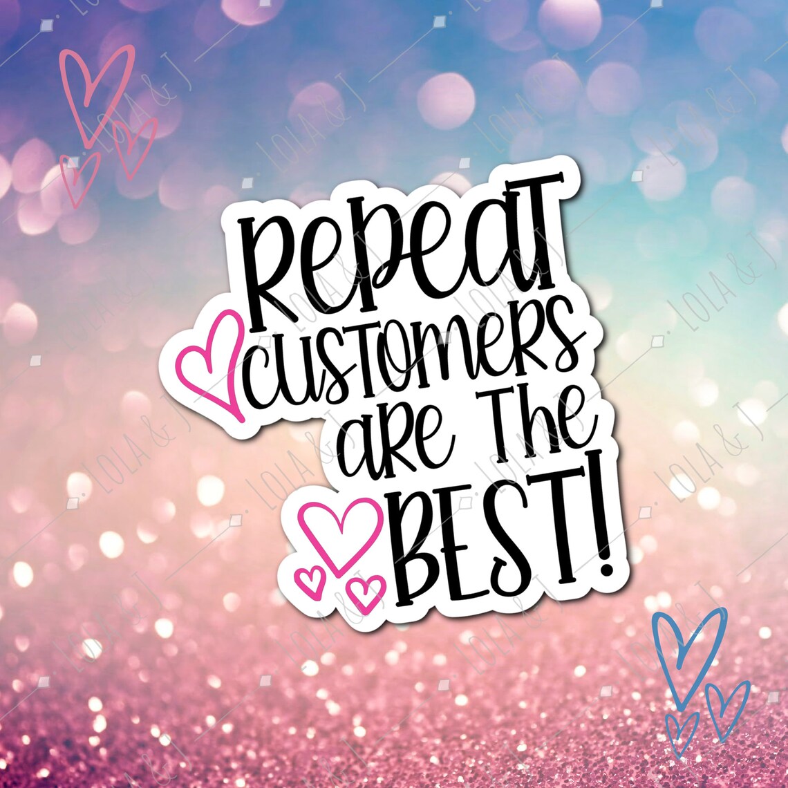 STICKERS LABELS Repeat Customers Are The Best Packaging Etsy