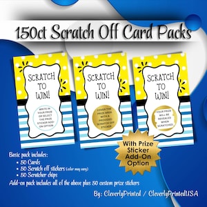 SCRATCH OFF PACKS | SC1015