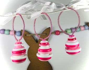 Easter egg ornaments (set of 3)