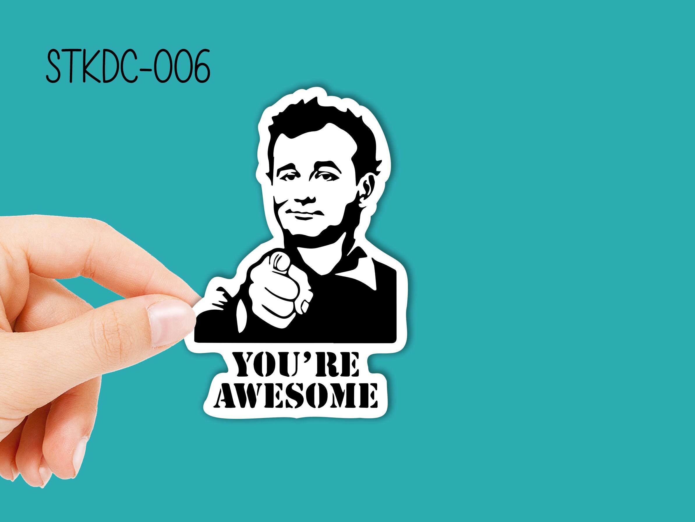 You're Awesome Sticker Waterproof Vinyl Decal Etsy