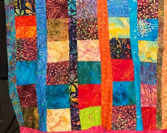 Colorful Quilt/Blanket REFUGEE MADE by Nik Bibi Pashai