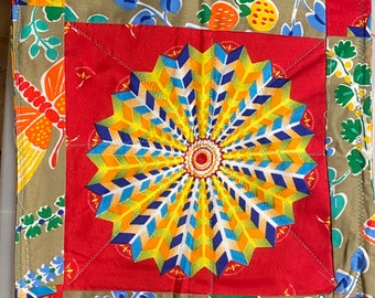 Colorful Placemat REFUGEE MADE by Zeburiya
