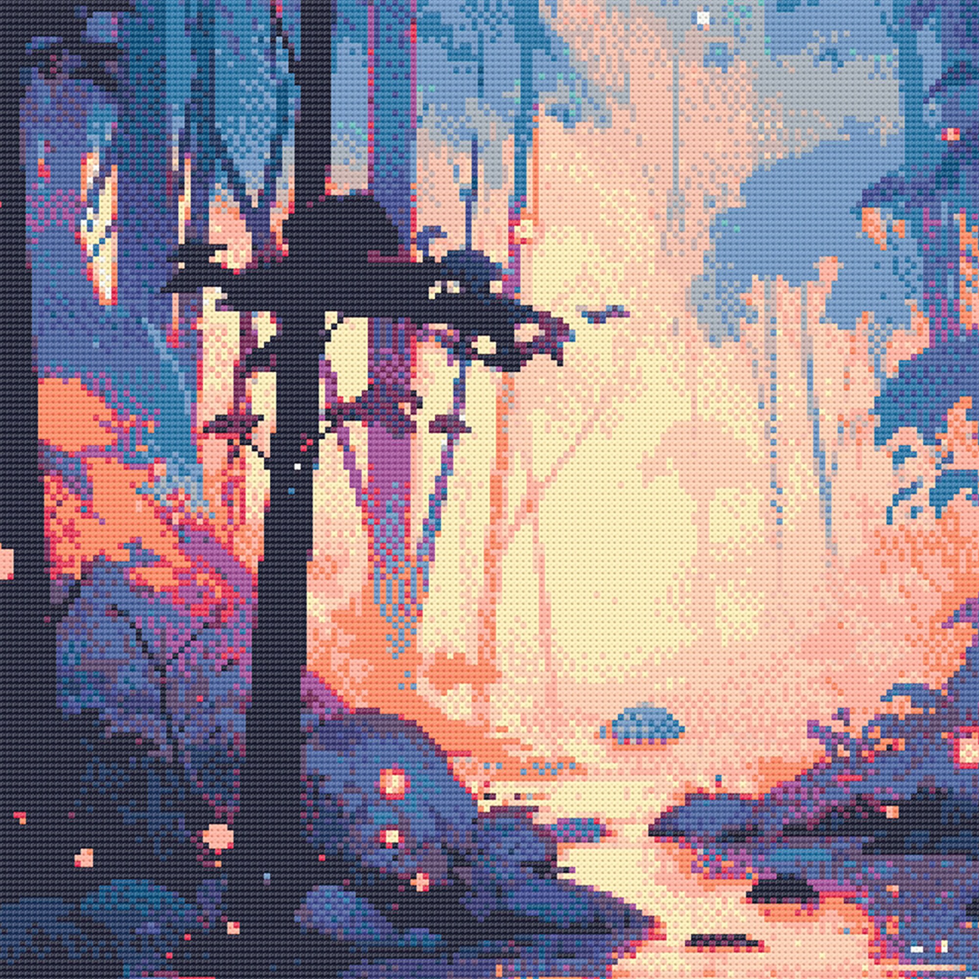 Fairy Forest Cross Stitch Pattern | Landscape Cross Stitch Chart ...