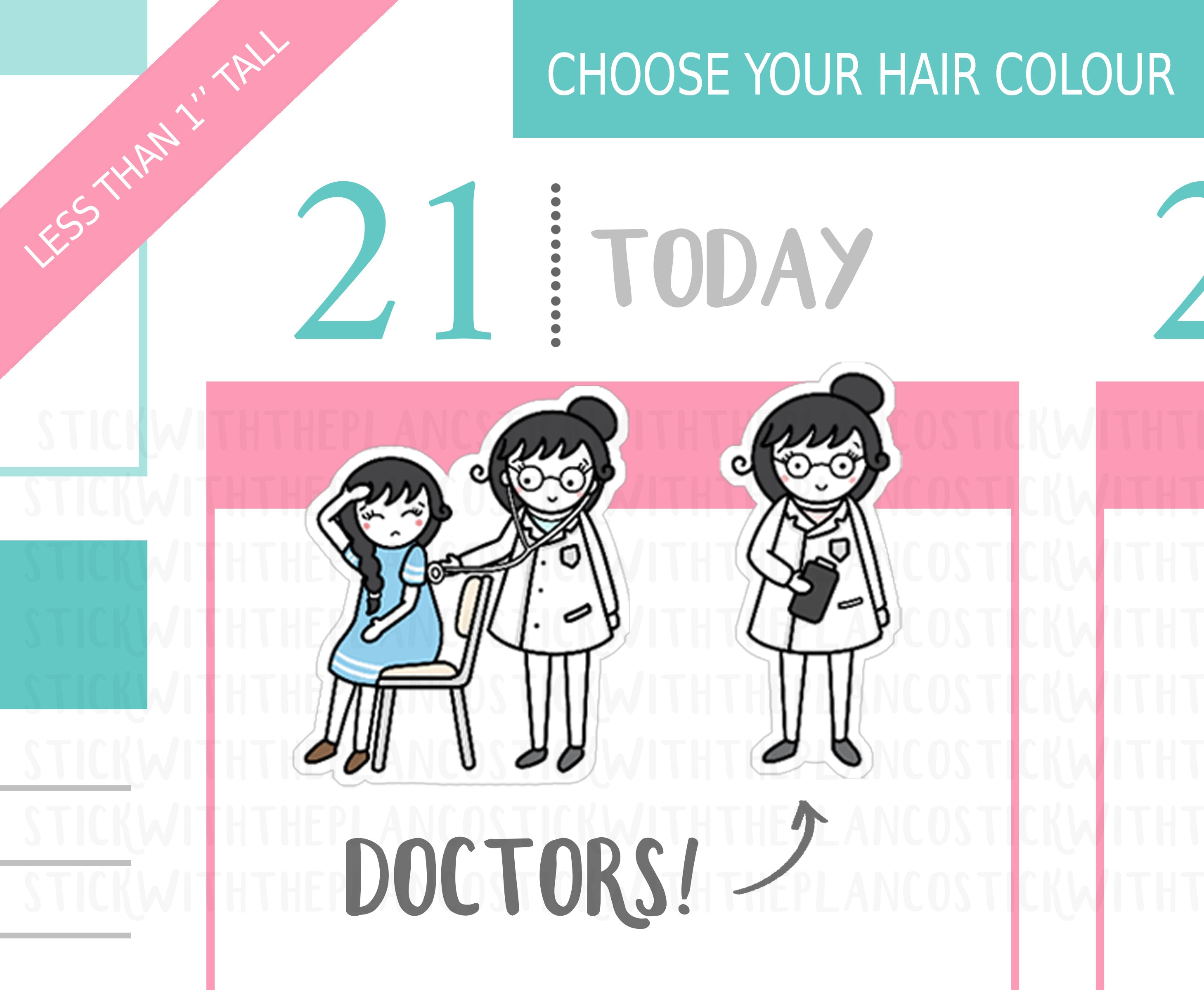 038 - Doctors Appointment Planner Stickers, Personalised Stickers, Do…