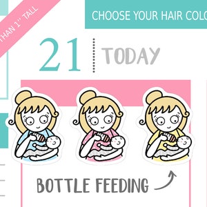 012 - Bottle Feeding Baby Planner Stickers, Personalised Stickers, Mom Life Planner Stickers, Parenting Stickers, Baby Stickers, Mum Sticker
