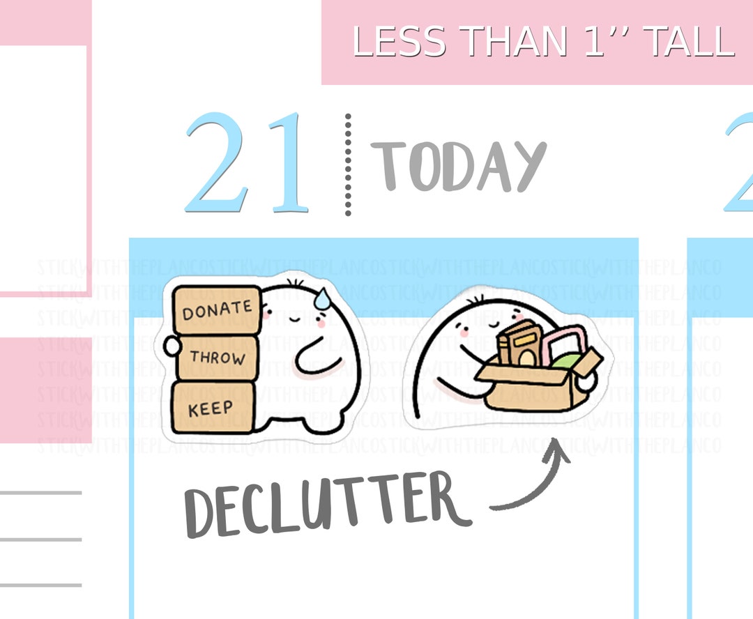 S_231 | Declutter Stickers, Decorative Stickers, Tracker Stickers ...
