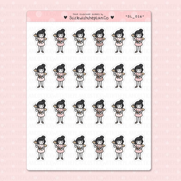 SL_016 - DIY and Maintenance Planner Stickers, Character Stickers, Customisable Stickers, StickwiththeplanCo