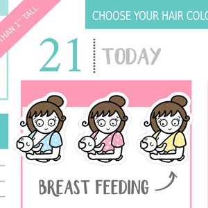 013 - Breast Feeding Baby Planner Stickers, Personalised Stickers, Mom Life Planner Stickers, Parenting Stickers, Baby Stickers, Mum Sticker