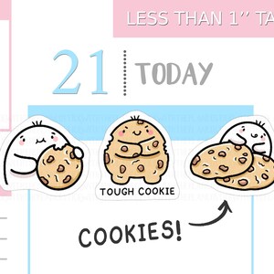 S_576 | Autocollants robustes de l'agenda, Autocollants émotions, Autocollants Emoti, Autocollants kawaii, Autocollants Mignons, Calmars, StickWithThePlanCo