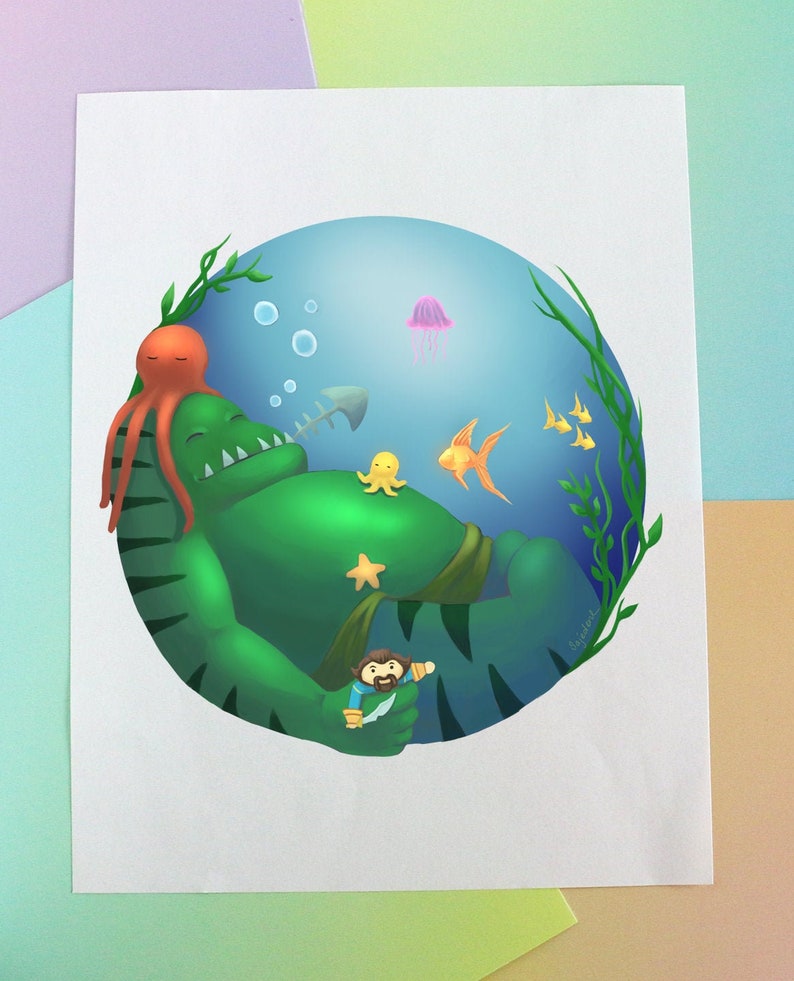 Sleeping Tide Art Print Poster