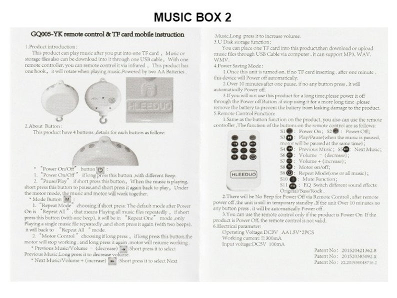 Boîte à musique Mobile pour bébé Mécanisme musical rotatif pour mobile pour berceau Équipement mobile pour bébé image 8