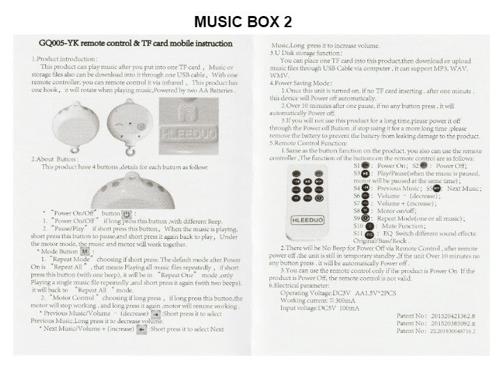 Boîte à musique mobile pour bébé Boîte à musique rotative - Temu Canada