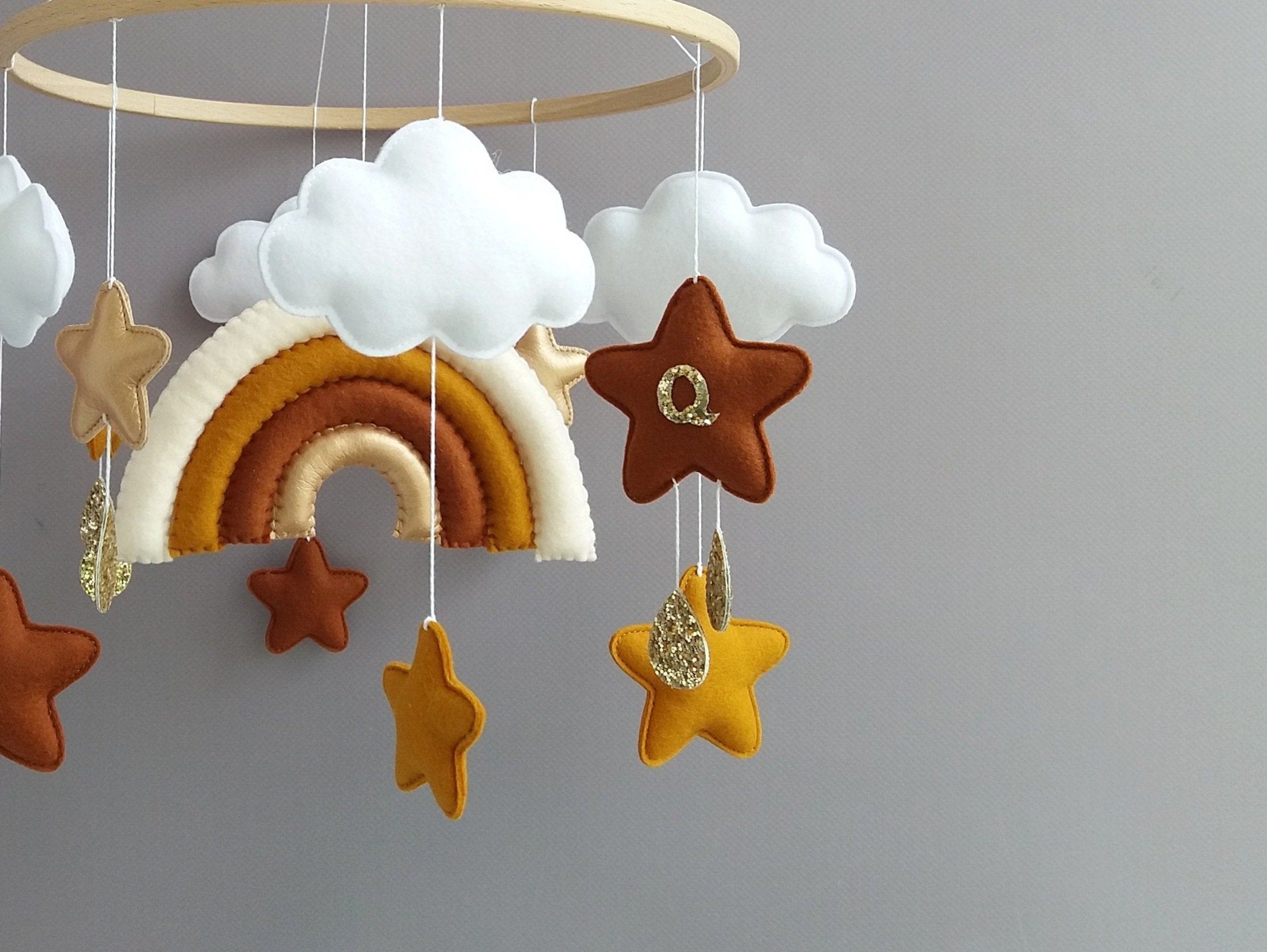 Baby Mobile Regenbogen Mobile Bebe für Rost Kinderzimmer mit Etsy