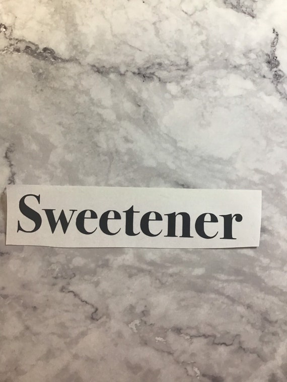 Ariana Grande Sweetener Album Logo Vinyl Iron On Requires Heat